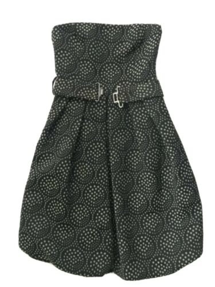 Zara Strapless Y2K Bubble Prom Goth Grunge Cocktail Dress 90s 80s Bratz punk - Picture 7 of 9